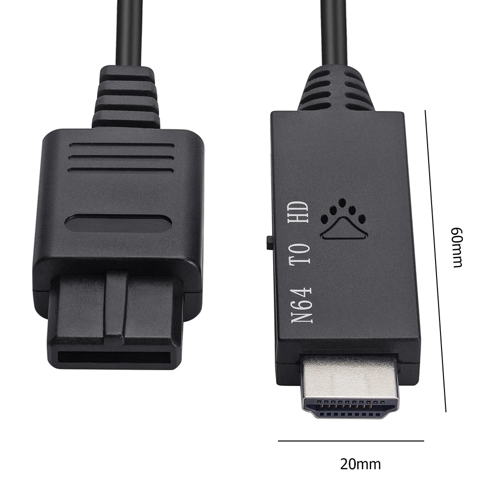Адаптер преобразователя 1 м подходит для игровых консолей Nintendo 64 в HDMI-совместимый адаптер Plug and Play для SNESNGCSFC (art.: 3920c94e2ff05) - 3920c94e2ff05