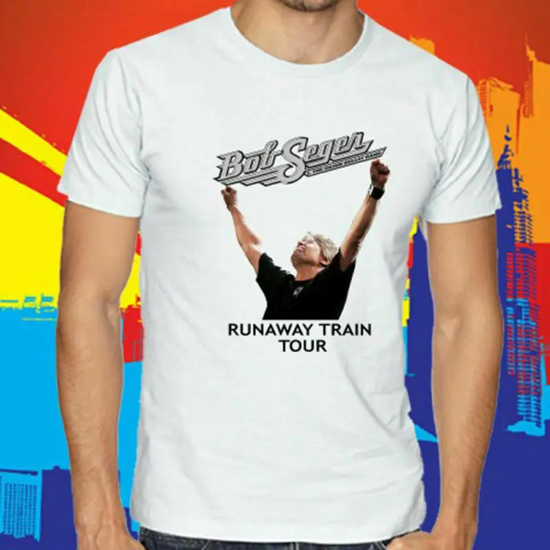 

Bob Seger Runaway Tour Men'S White T-Shirt Funny Vintage Gift Men Women