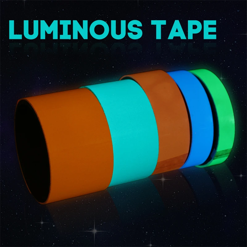 

Luminous Tape 3 Size Self-adhesive Tape Night Vision Glow In Dark Safety Warning Security Stage Home Decoration Tapes