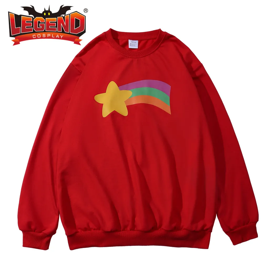 Косплей легированные аниме Mabel Pines Топ Гравити Фолз Мэйбл Костюм для взрослых