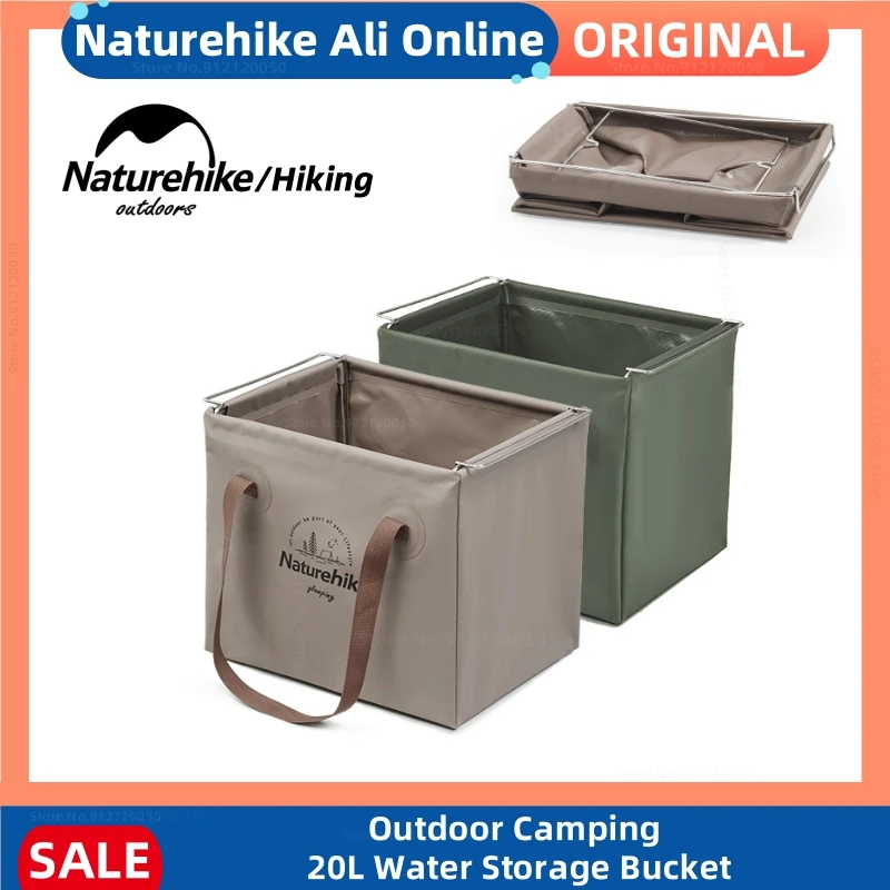 

Naturehike 20L Camping Folding Water Tank Portable Storage PVC Water Tank Outdoor Camping Equipment Picnic Water Storage Bucket