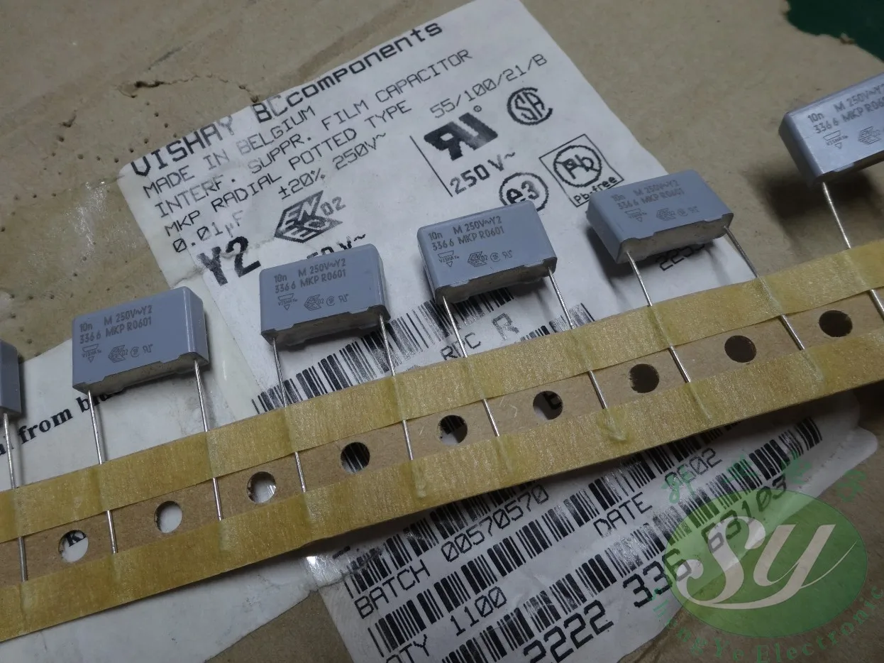 30pcs/lot Original VISHAY MKP336 Series Copper Lead Film Capacitorfree shipping