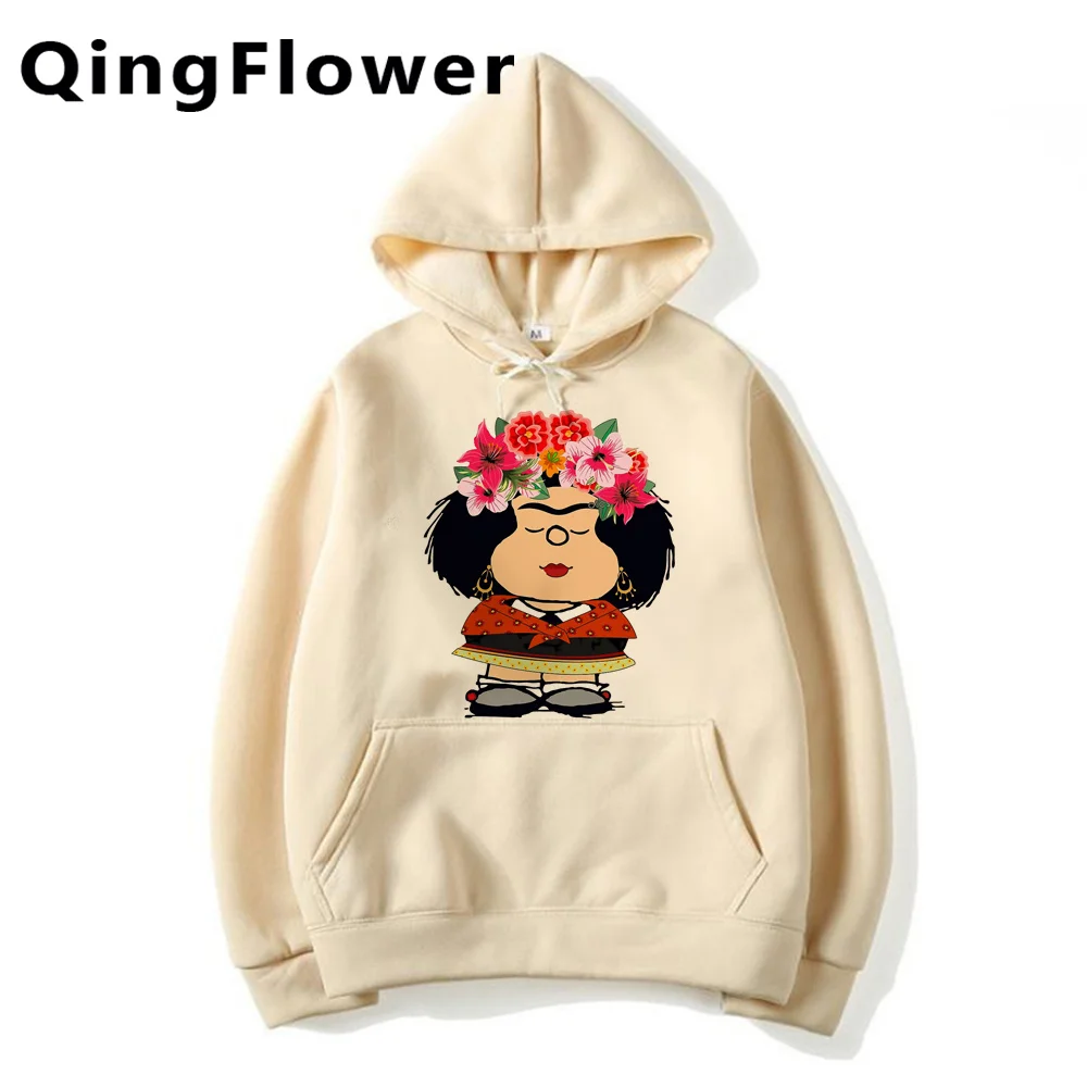 

Mafalda толстовки мужские винтажные корейские толстовки с принтом манга Ulzzang