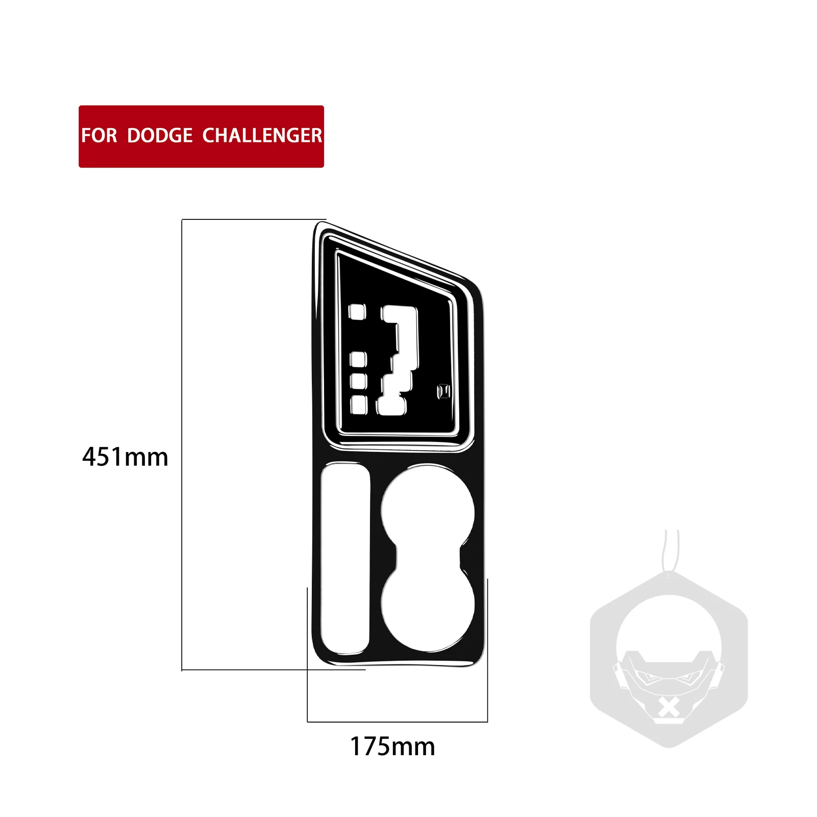 

Держатель для стакана шестерни переключения передач, декоративная панель, отделка, наклейки, чехол для Dodge Challenger 2008-2014, черные автомобильные аксессуары для интерьера