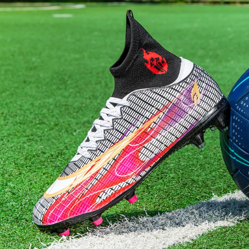 

Quality Soccer Shoes Cleats Mbappé Durable Light Comfortable Football Boots Outdoor Genuine Futsal Studded Sneakers Wholesale