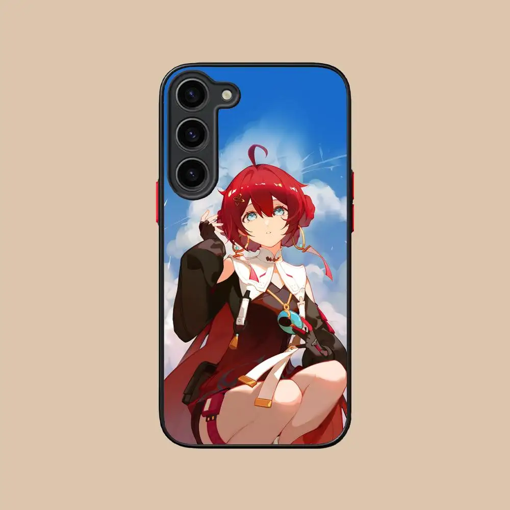 Чехол Wuthering Waves Danjin для Samsung Galaxy S26 S25 S24 S23 S22 S21 Plus FE Ultra, противоударный, с эффектом кожи (art.: 3920da17ad820) - 3920da17ad820