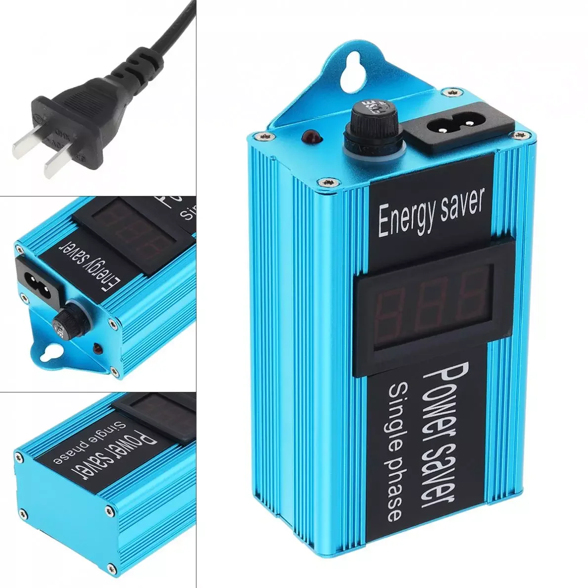 

100KW US / EU 90V-250V Smart Power Saver Household Meter Electricity Saving Box with Electronic Screen Display for Family
