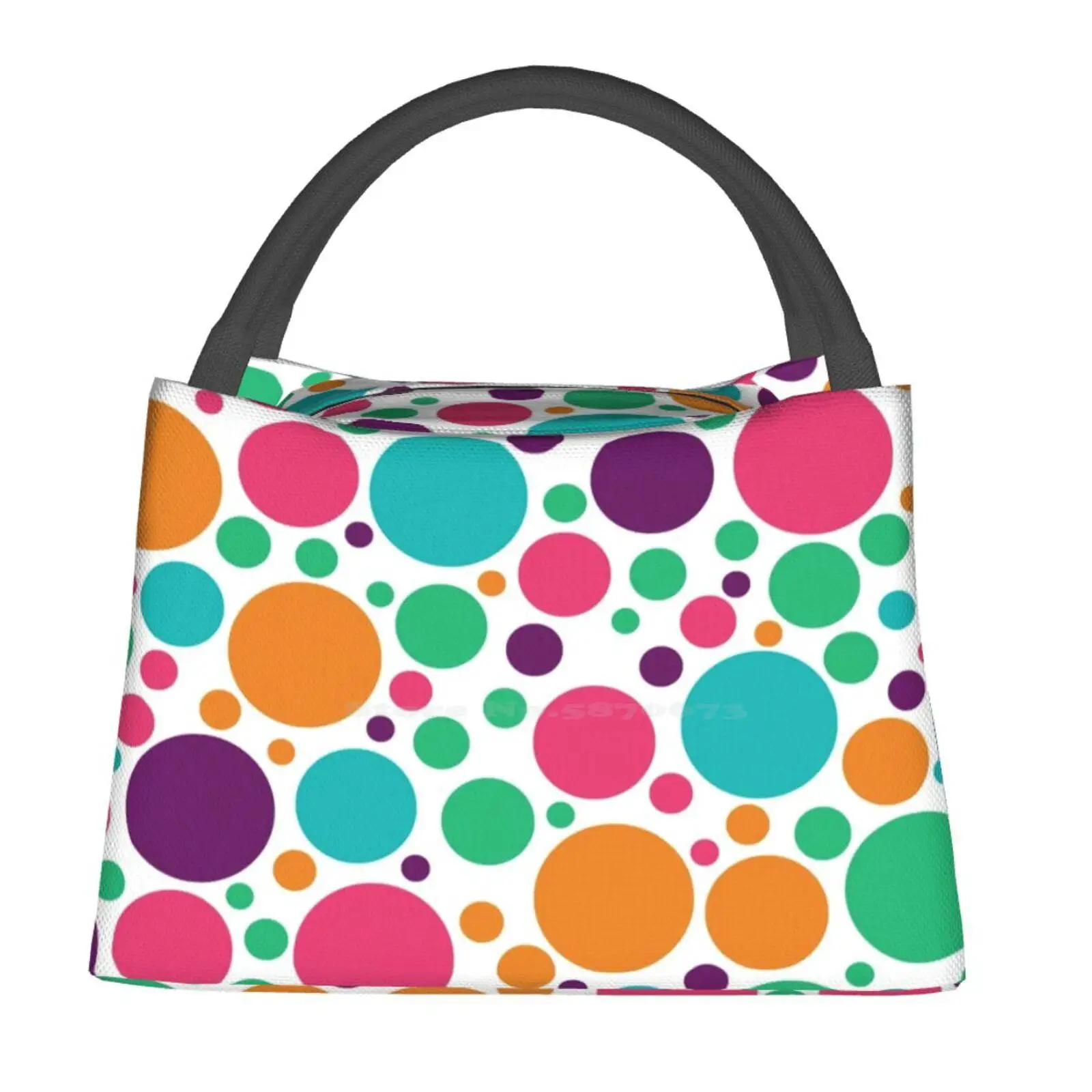 

Летняя Портативная сумка для ланча с рисунком цветов, изолированная сумка, летняя пляжная сумочка Good Vibes Happy Yellow Blue Ocean, модная милая сумочка