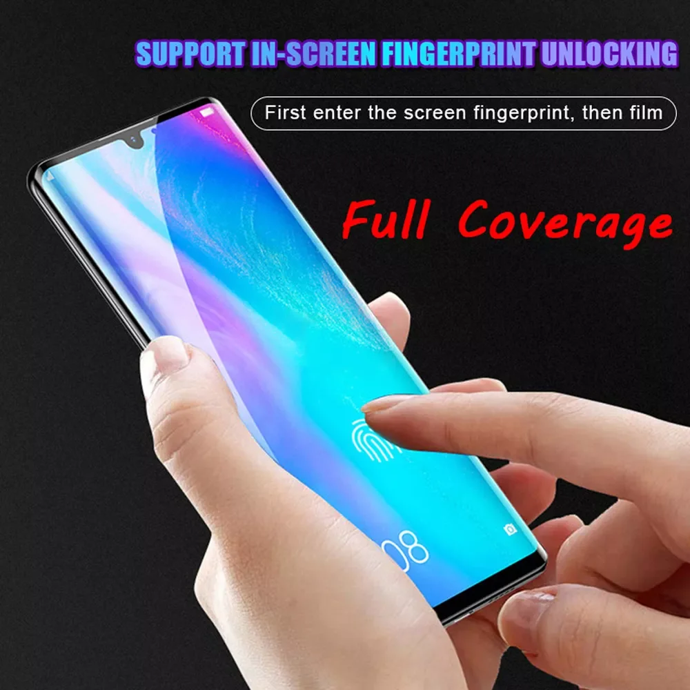 full cover for huawei p smart Z pro tempered glass protective film p smart plus 2019 2018 phone screen protector