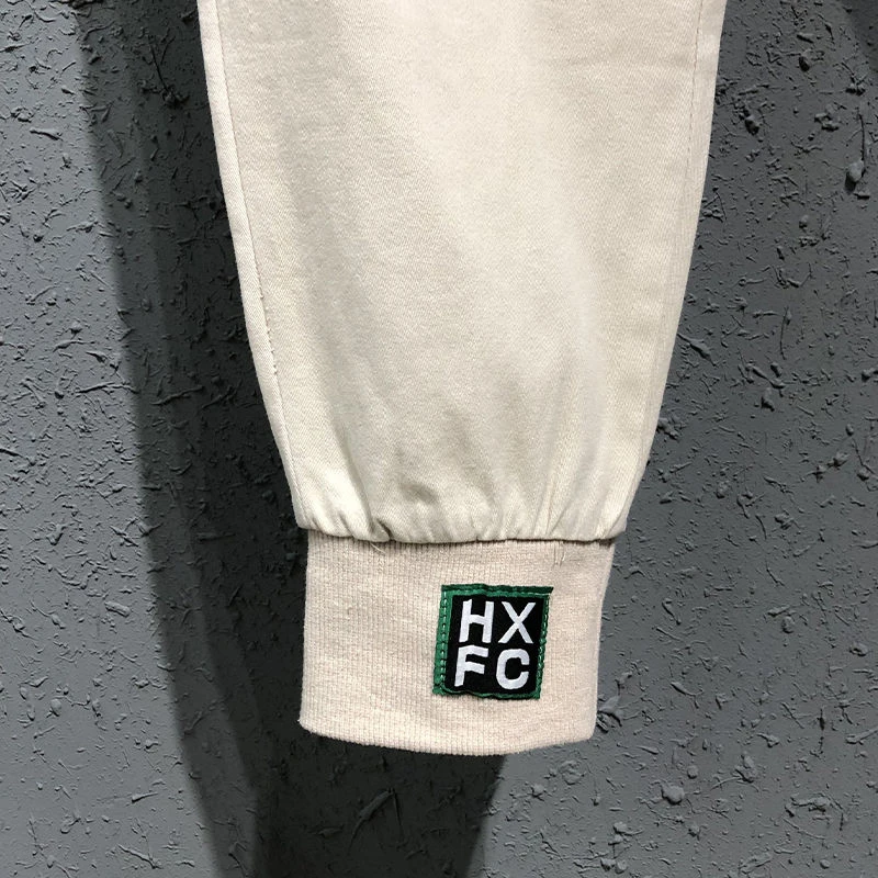 Брюки-султанки женские из денима модные Универсальные свободные белые джинсы с