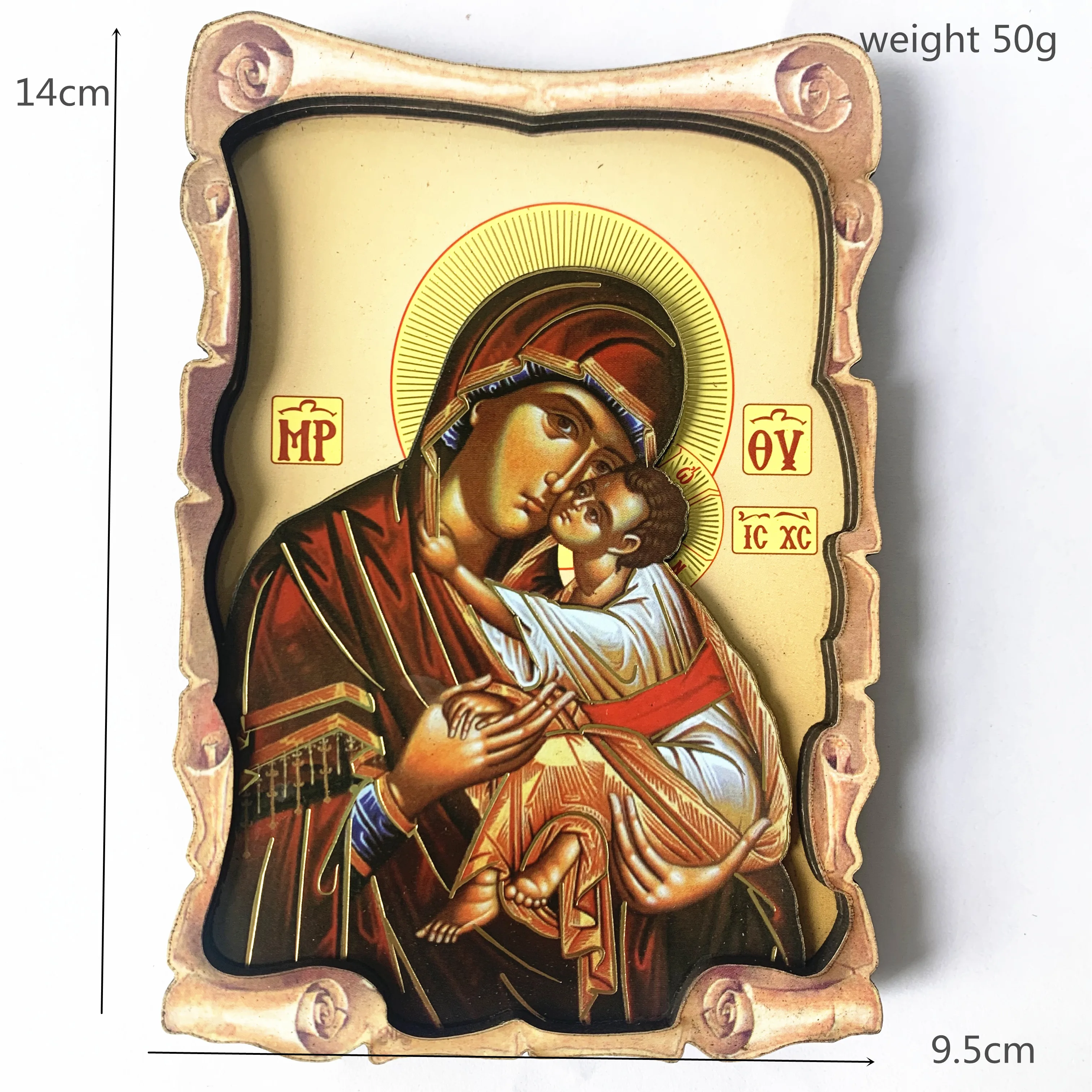 

Деревянная икона Мария 3 слоя