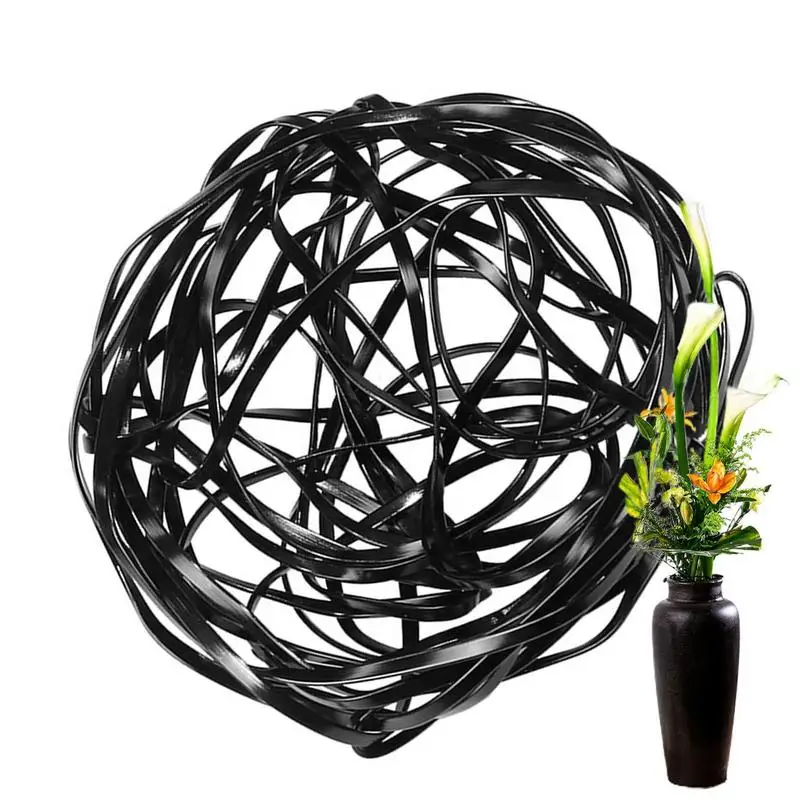 

Floral Cage Flower Lid Arranger Twistable Floral Wire Ball Flower Fixed Tools Aluminum Alloy DIY Flower Arrangement Tools