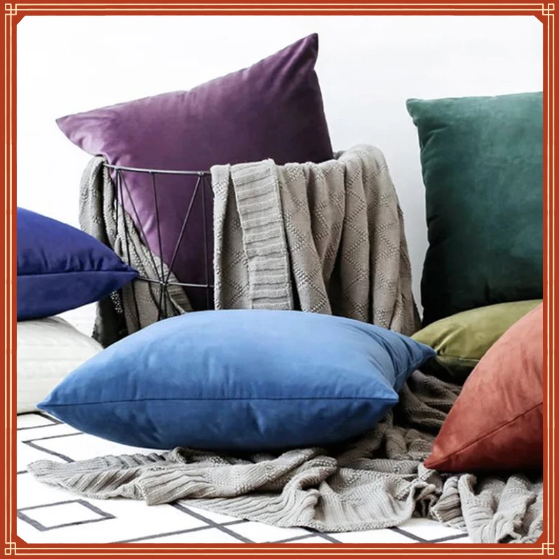 

Накидка бархатная декоративная для дивана, гостиной, 45*45