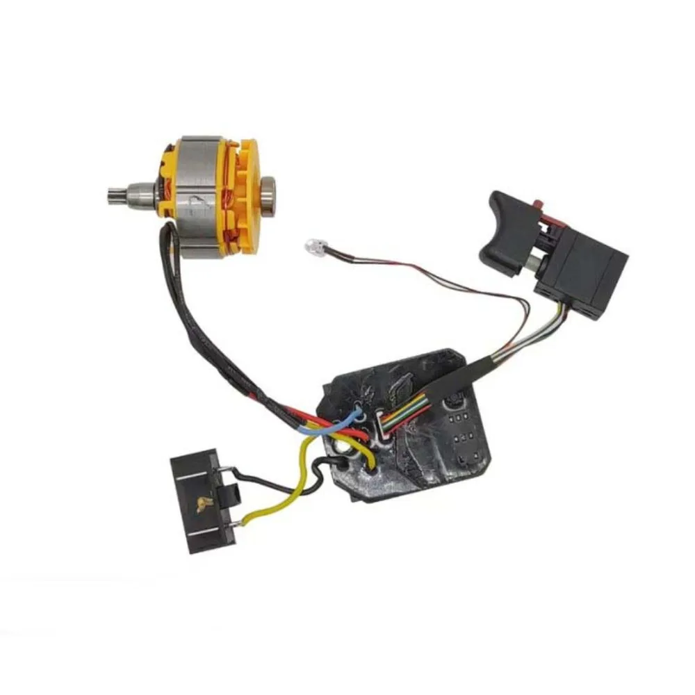 Черный гаечный ключ, набор двигателей, 8-проводной двигатель, плата контроллера электрического ключа, бесщеточный литиевый 18-21 В, аксессуары для электроинструментов