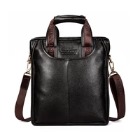 new genuine leather men vintage handbags mens shoulder bag casual office messenger bags fashion crossbody bag briefcase handbag