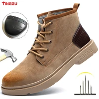 steel toe boots for men military work boots indestructible work shoes desert combat safety boots army safety shoes