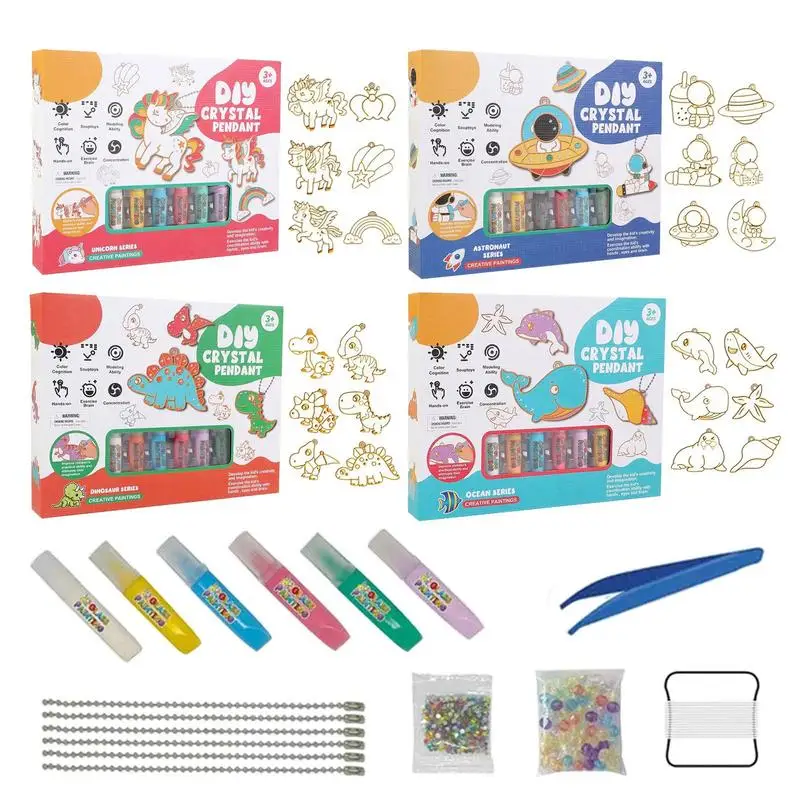 Хрустальная краска Набор для декоративно-прикладного искусства Подвеска сделай