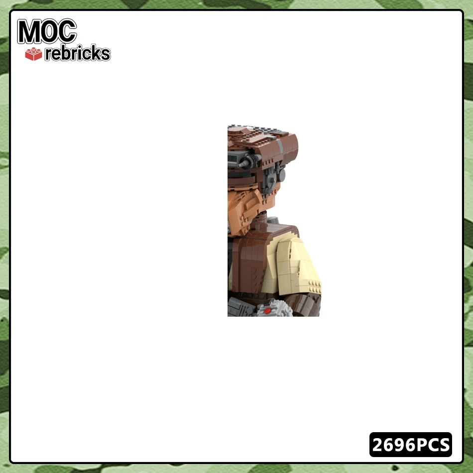 Космические войны шлем Классическая Статуя фильма бюст строительный блок MOC