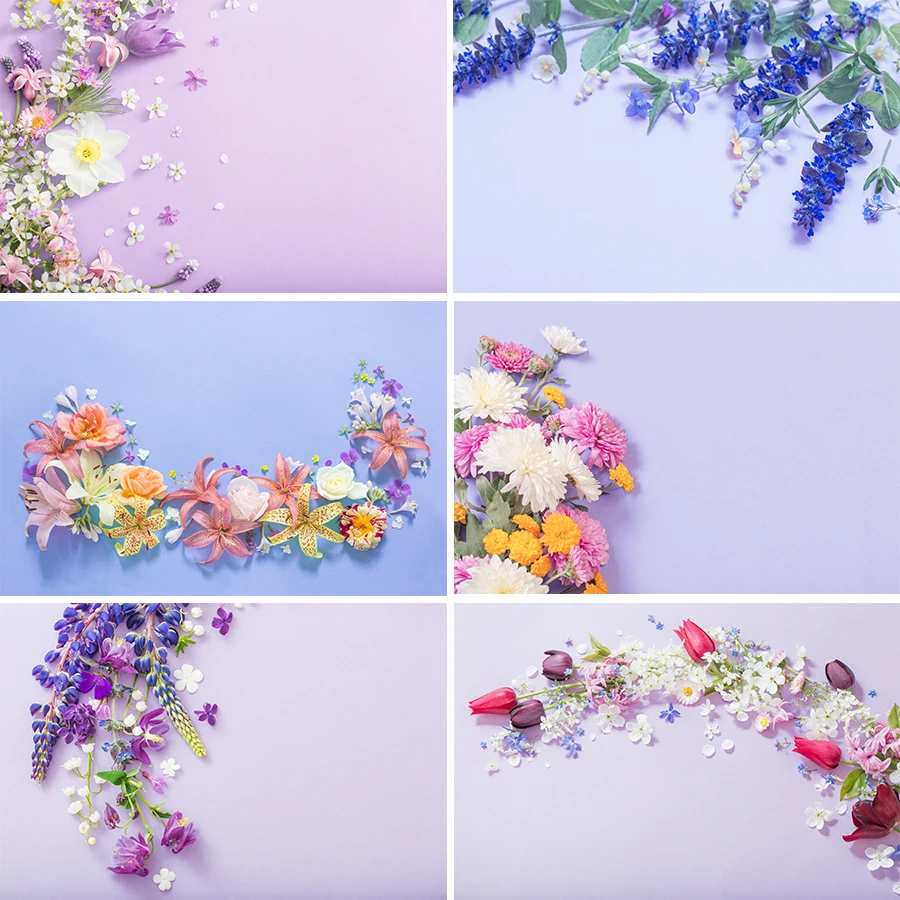 

Фон для фотосъемки фиолетовые планки цветок лепестки Декор еда день рождения ребенок душ фотосессия фон ткань для фотостудии
