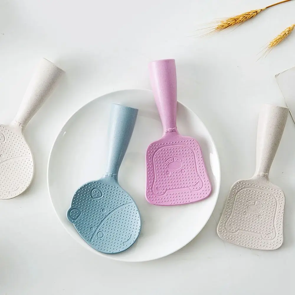

Cute Kitchen Rice Spoon Plastic Rice Spoon Non-Stick Rice Spoon Long Handle Rice Spoon Kitchen Accessories Plastic Rice Spoon