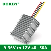 dgxby high power dc vehicle mounted 12v regulator 9 36v to 12v13 8v 40a 50a 500w automatic buck boost power converter ce