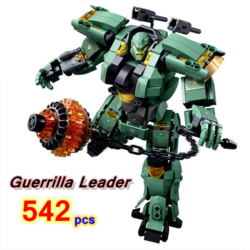 

Super Mecha Series Robot Building Block Set Mech Warrior Action Figure Model Armor War Bricks Gifts New Transformer Toy for Boys