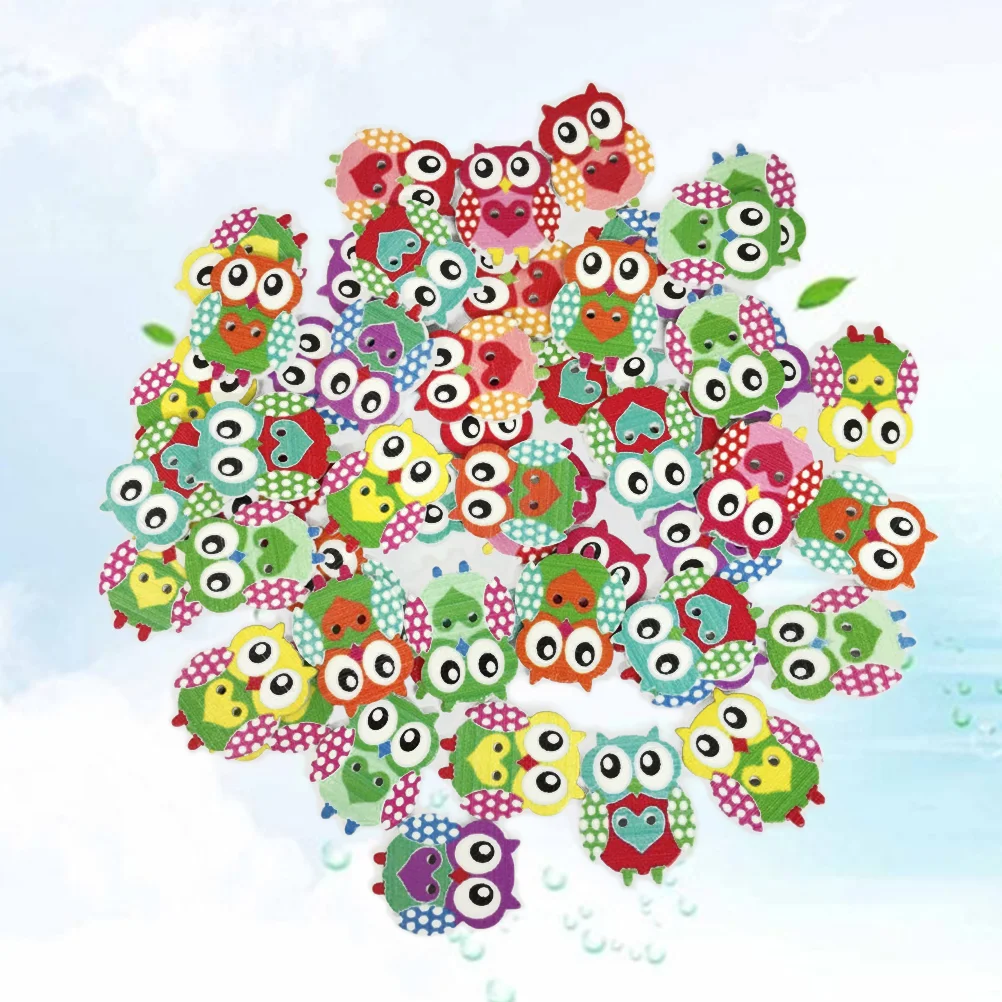 

50Pcs Buttons Decorative Buttons Cartoon Buttons Button Dress Buttons Cloth Buttons