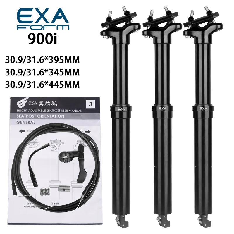 

KS EXA 900I MTB Dropper Seatpost Adjustable Height Mountain Bike 30.9/31.6mm Cable Remote Hand Control Hydraulic Seat Tube