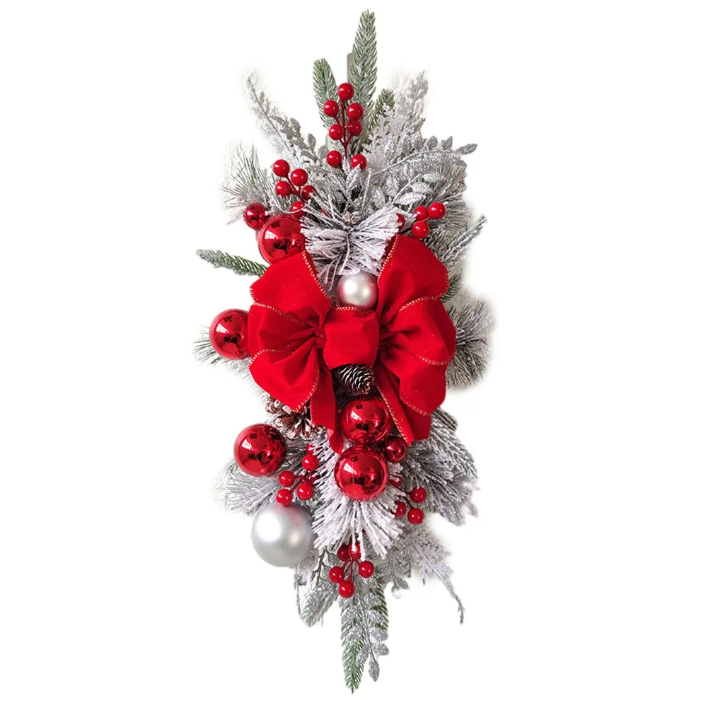 1 шт. рождественский бант для лестницы подвесной орнамент рождественская