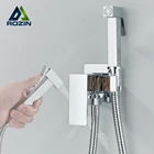 Rozin хромированный смеситель для биде для ванной комнаты для душа, латунный кран для чистки туалета, мойка высокого давления, мусульманский смеситель Ducha Higienica