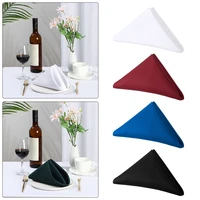 hotel washable table linen soft cloth napkins dinner napkins wedding table cloth solid red