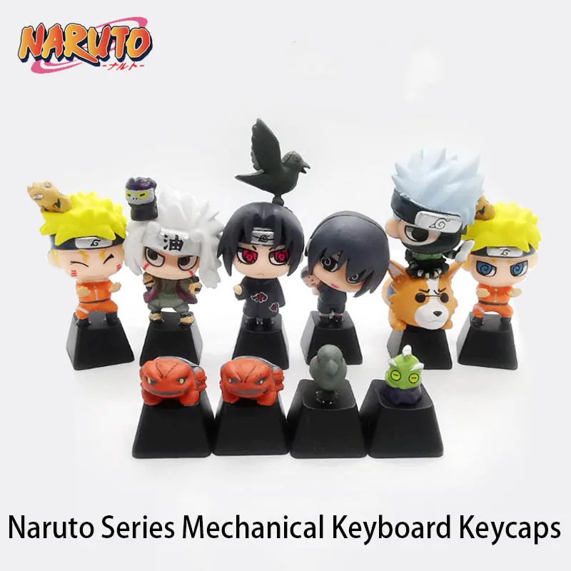 

Kawaii Uzumaki Naruto Uchiha Sasuke Itachi Cartoon Customized Mechanical Keyboard Keycap Delicate 3D Stereo Anime Peripherals