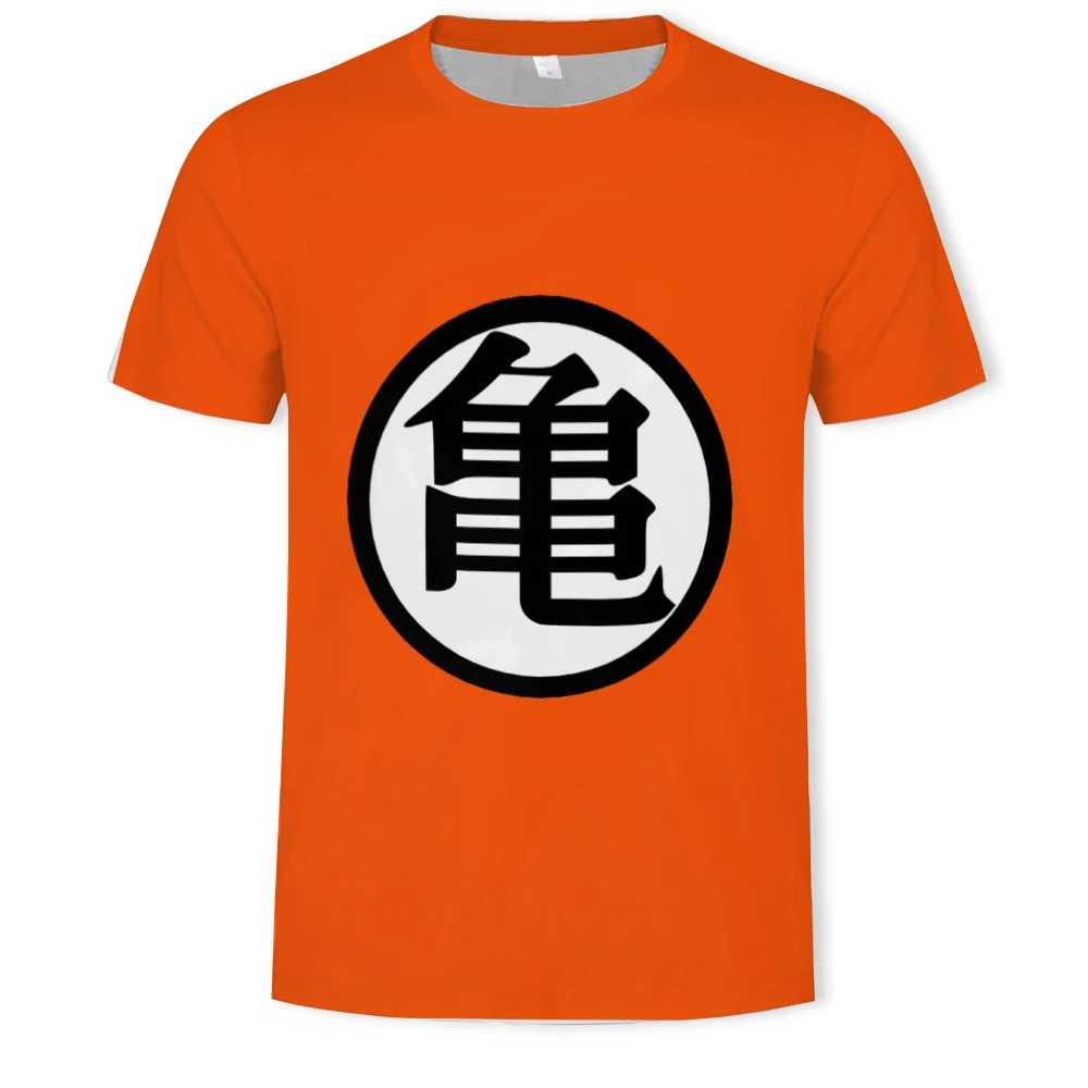 

2021 Summer Fashion New Double Turtle Play Ball Z 3D Printing Pattern Men's Short-sleeved Trend Casual T-shirt Apparel