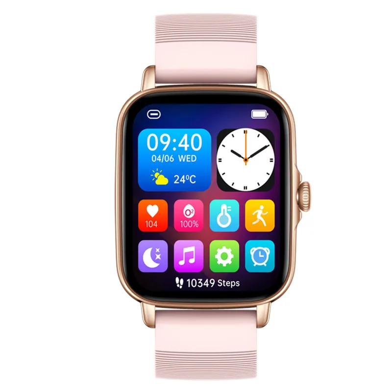 

KT59 Smart Watch 1.69 Inch Sport HD BT Call Music Control Heart Rate Sleep Health Monitoring Smartwatch Wristband Bracelet