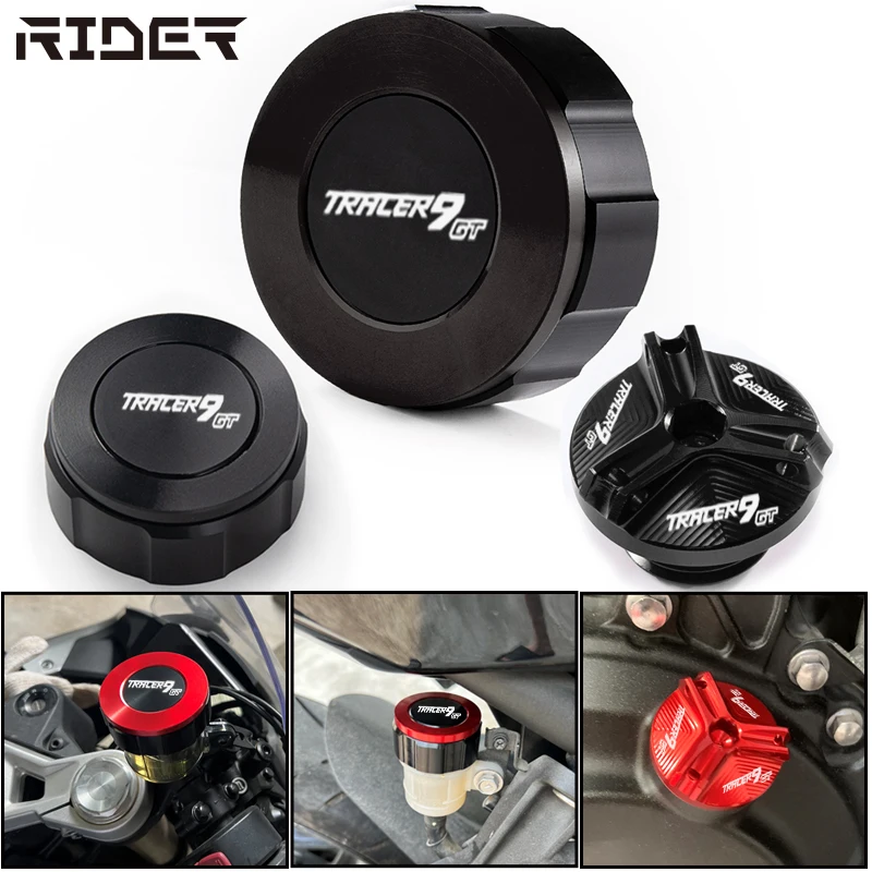 For Yamaha Tracer 9 gt TRACER 9GT 2021 2022 Tracer9 gt Motorcycle Accessories Front and Rear Brake Fuel Tank Cap and Filler Cap