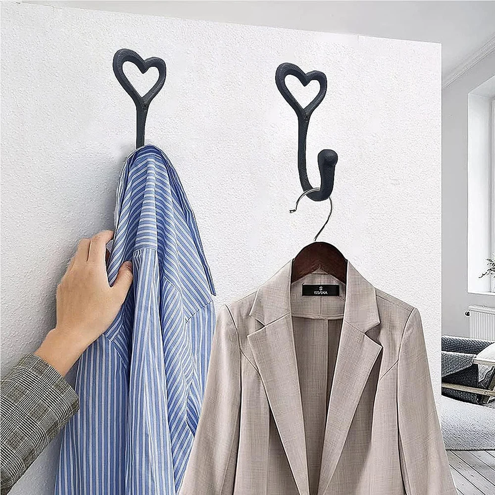 

Decorative Wall Hooks Coat Towel Hook, Bath Kitchen Garage Hanging Scarf Cap Cup Hat Purse Robes Hook