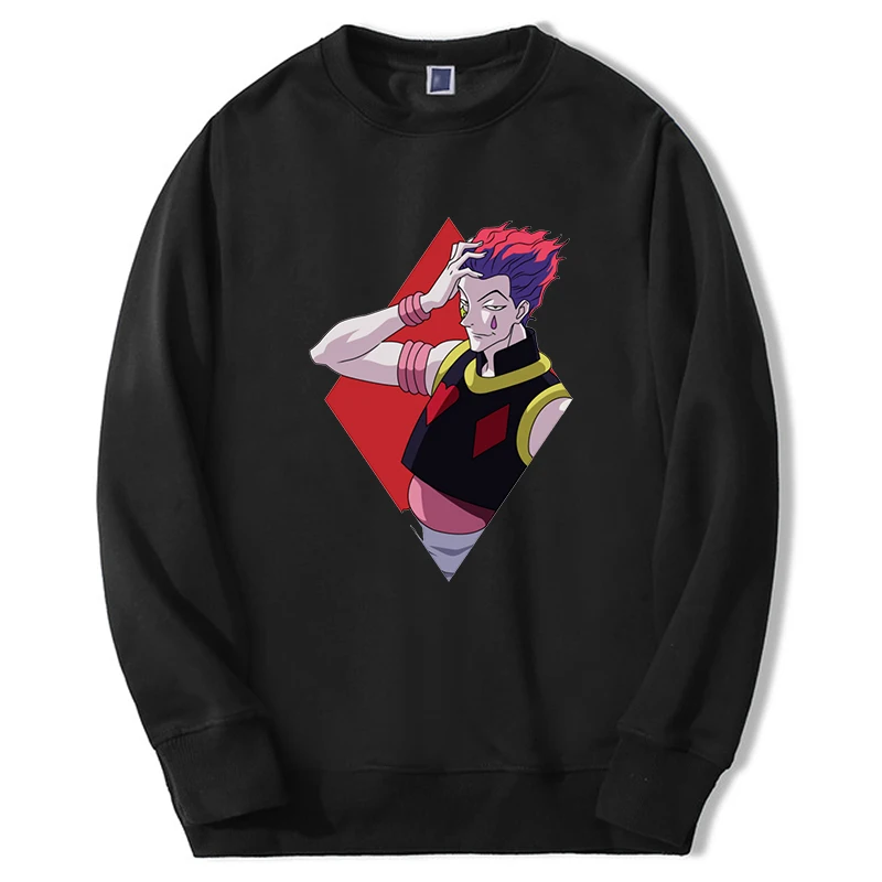 

Hunter X Hunter Hoodies Men Women Anime Killua Zoldyck Hisoka Graphic Sweatshirt Loose Round Neck Casual Hoody Fashion Pullover