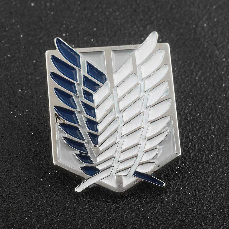 

Japanese Anime Attack ON Titan Enamel Pin Cartoon Brooch Fashion Cosplay Badge Cute Brooches Handmade Jewelry Gifts