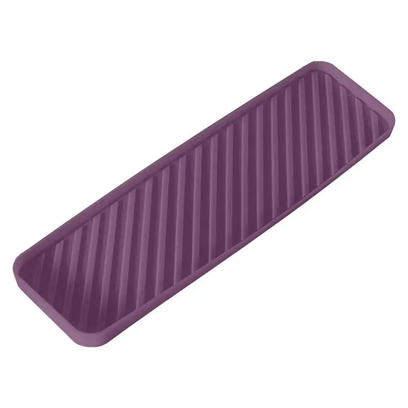 

Поднос для раковины, губка, силиконовый органайзер, Нескользящие портативные силиконовые коврики, поднос для кухни, ванной, раковины, макия...