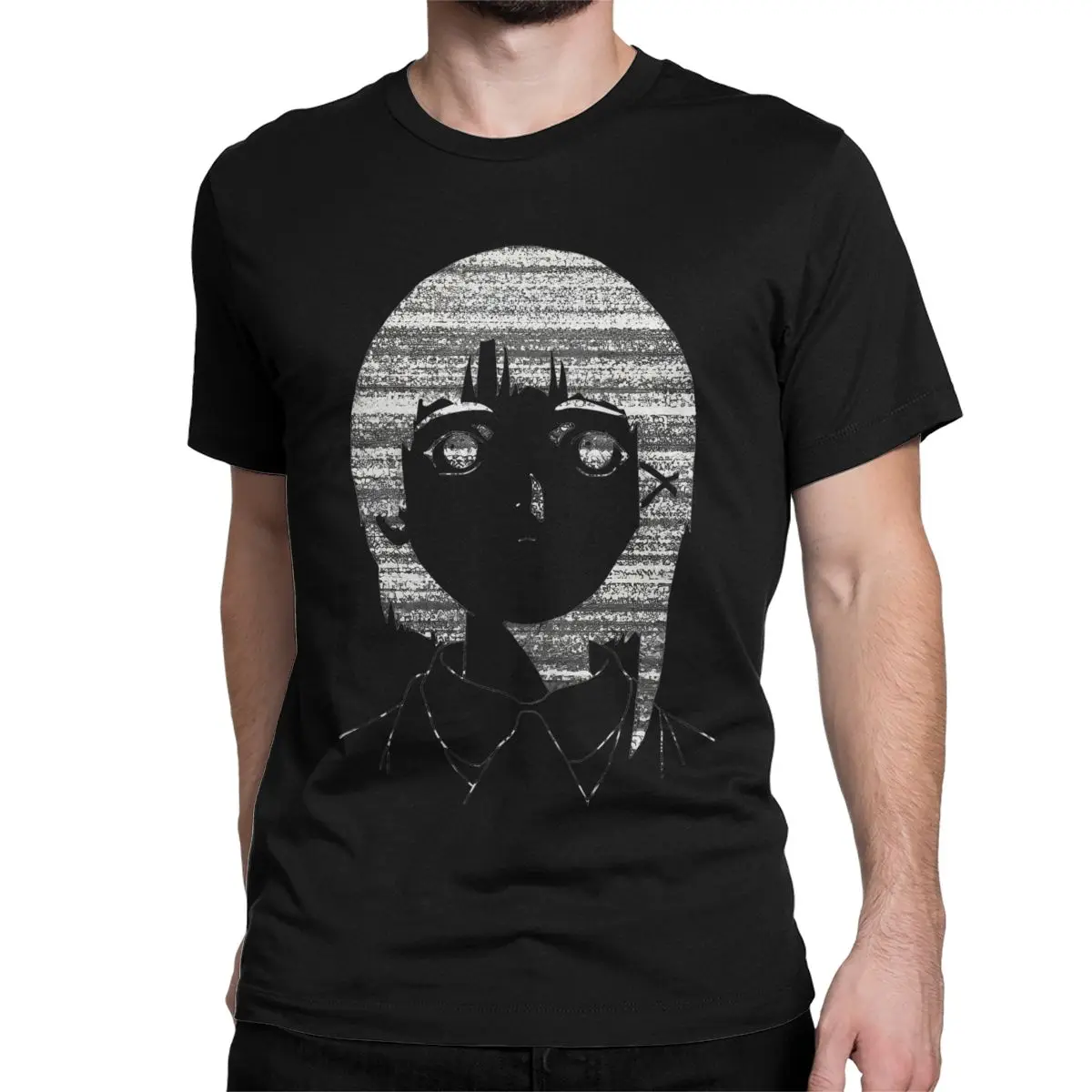 Серийные эксперименты белая шумовая футболка Lain мужские и женские футболки из