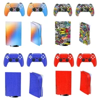 skin sticker for playstation5 disk edition console anti slip protective stickers for ps5 controller gameing joystick accessories