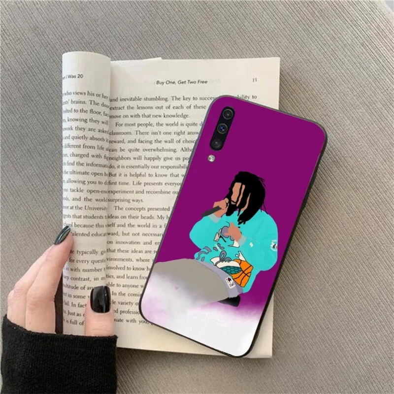 Чехол Dreamville J Cole для телефона Samsung Galaxy S6 S7 S8 S9 S10 S21 S22 Plus ультрамягкий черный чехол |