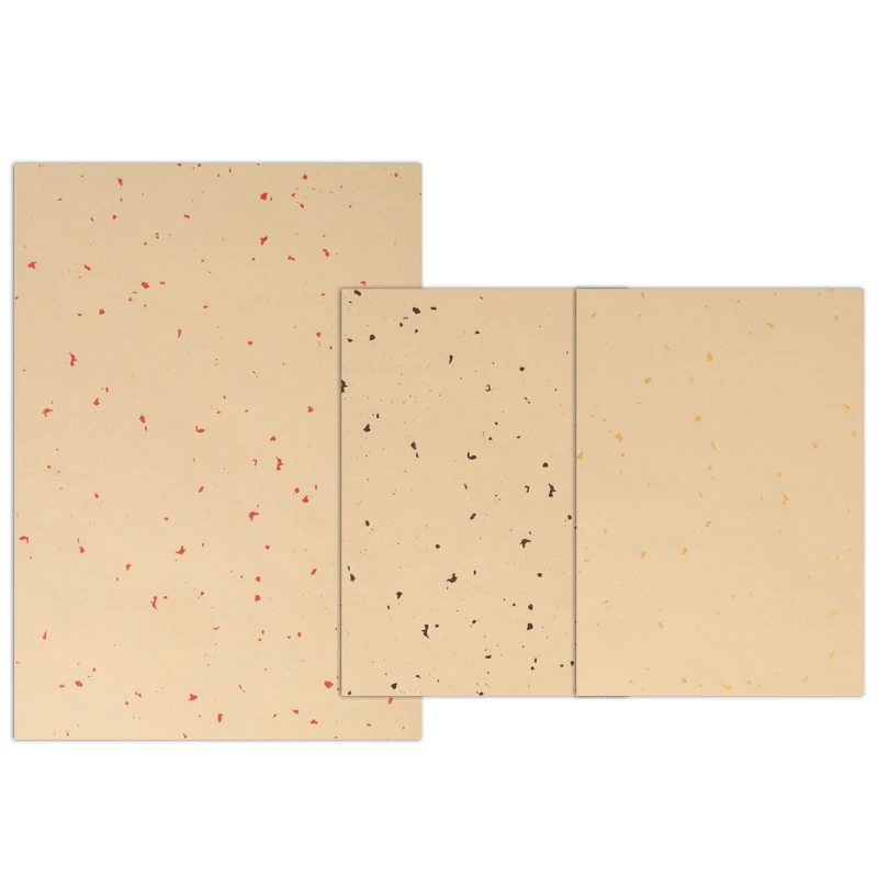 

A4 Archaize Cardboard Xuan Paper Gold Foil Ripe Rice Paper Hard Pen Bookmark Creativity A3 Students Calligraphy Creation Papier