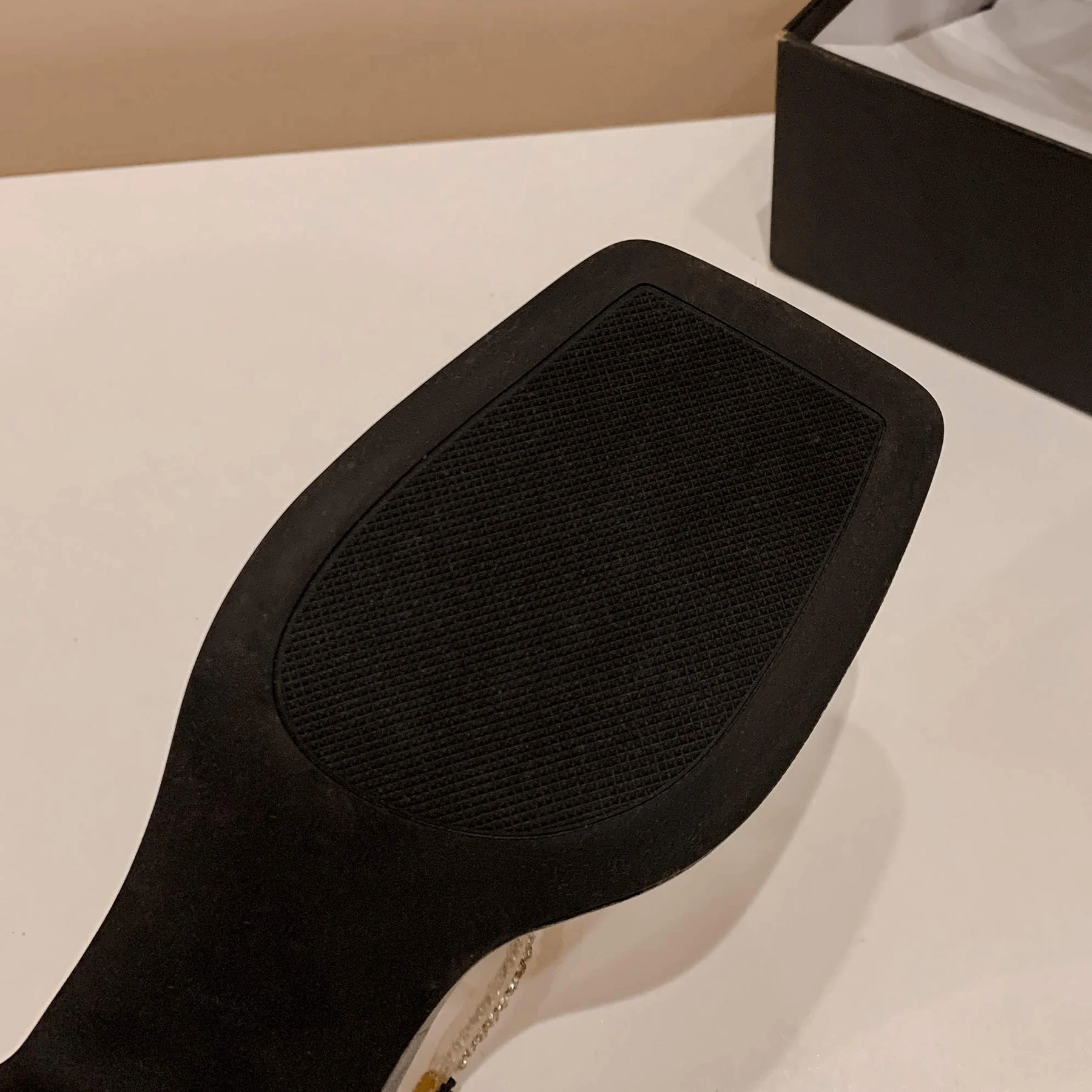 Удобные прозрачные сандалии Lenkisen из ПВХ на массивном высоком каблуке Летние