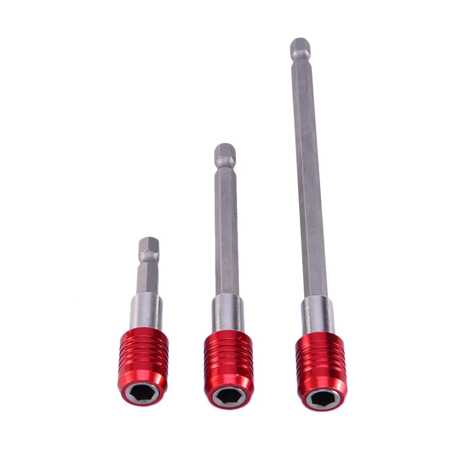

Electric Drill Bit Tool Set 3-pcs Flexible Drill Bit Extension Drill Bit Adapter Driver Bit Extension 1/4 Hexagon Shank