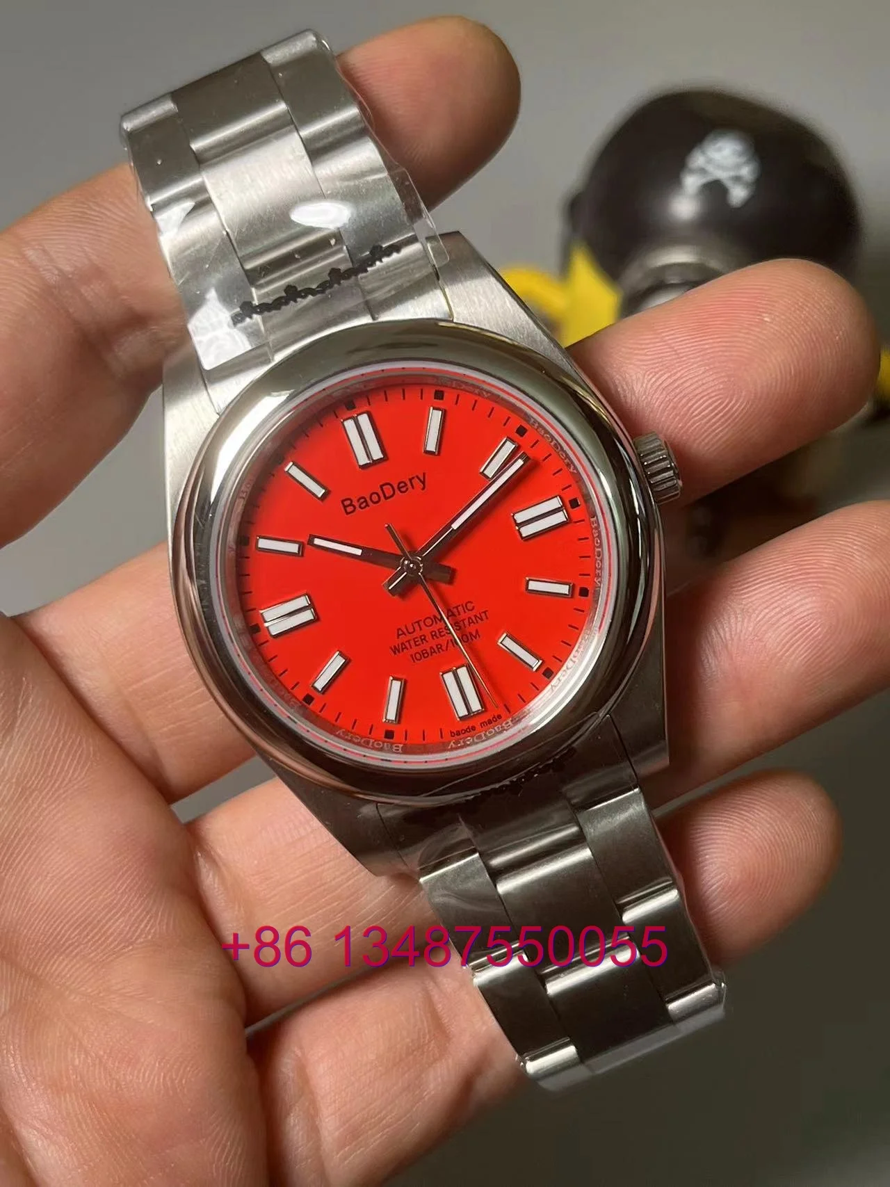 

Часы BaoDery Мужские автоматические, 41 мм, из нержавеющей стали