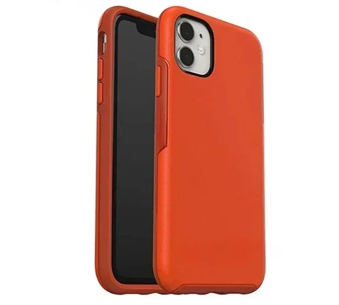 BX88 Двухцветный Пластиковый Чехол Для Часов iPhone 12/13/11 Pro Max/12 Pro/13 Pro/12 Mini/13 Mini Series Symmetry