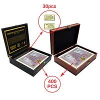 400pcs new zimbabwe large souvenir coupon banknotes top nonillon containers with uv mark with 2 different boxes worth to collect