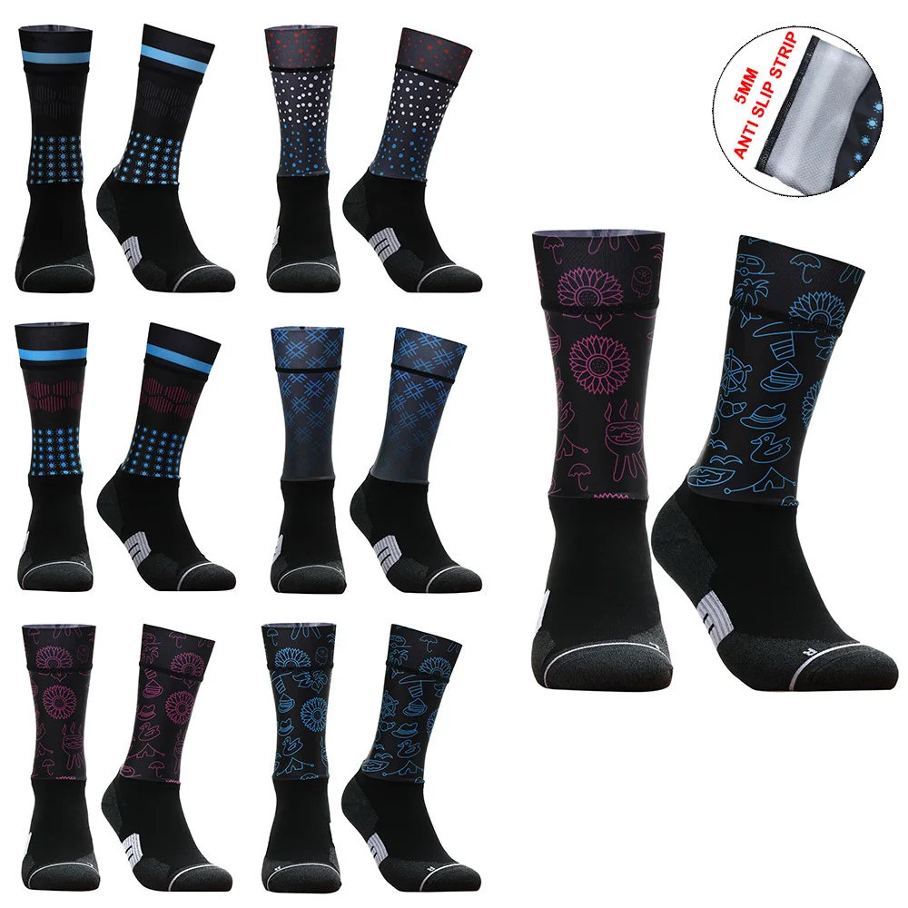 

2023 New Anti Slip Professional Bike Socks Bicycle Compression Sport Sock Men And Women Street Cycling Socks Racing Sports Socks