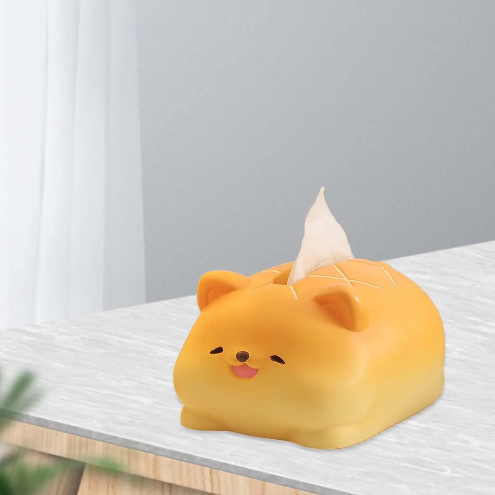 Статуя хлебной собаки держатель для коробки салфеток милые художественные